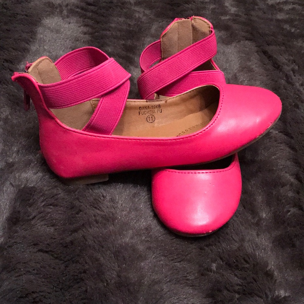 Zip up ballet flats with elastic detail at ankle